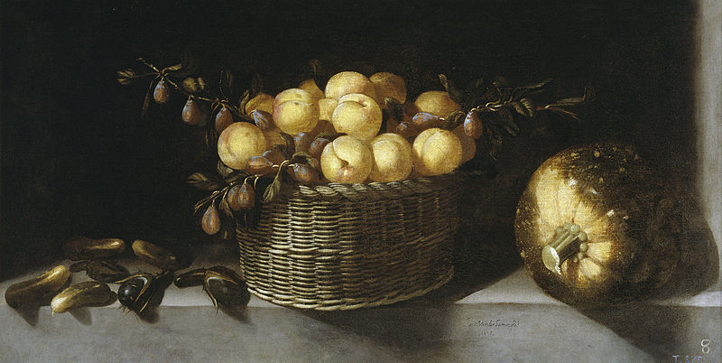 Still life with fruit and vegetables